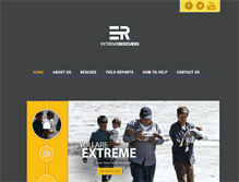 Tablet Screenshot of extremerescuers.com